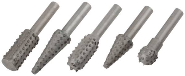 картинка Набор шарошек металлических по дереву (5шт) FIT /36455/ от компании Иж-туд