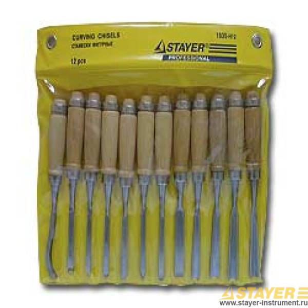 картинка Набор стамесок (12 шт.) Stayer /1835-H12_z01/ от компании Иж-туд