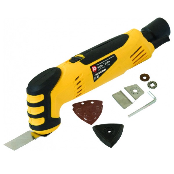 картинка Реноватор "Калибр МФИ-250ЕМ" (250 Вт, 15000 - 22500 об/мин, 5 насадок, 1,3 кг) от компании Иж-туд