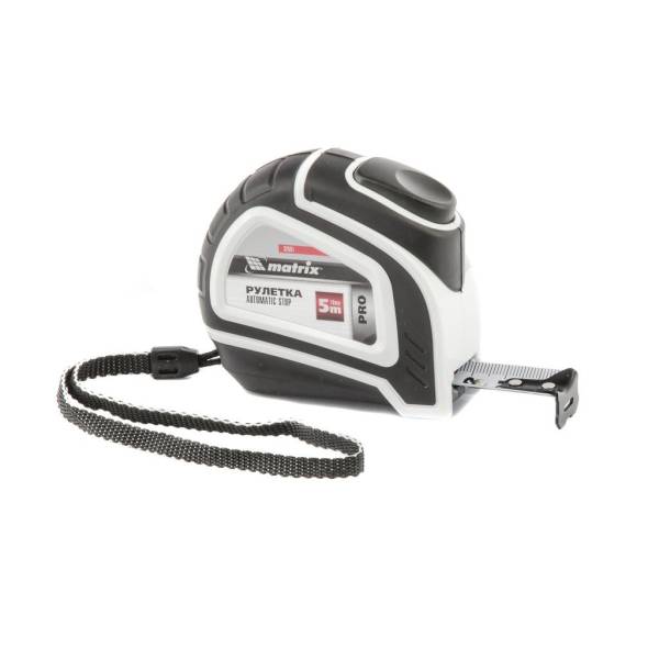 картинка Рулетка  5м/19мм Autostop PRO Matrix, автоматическая фиксация /32551/ от компании Иж-туд