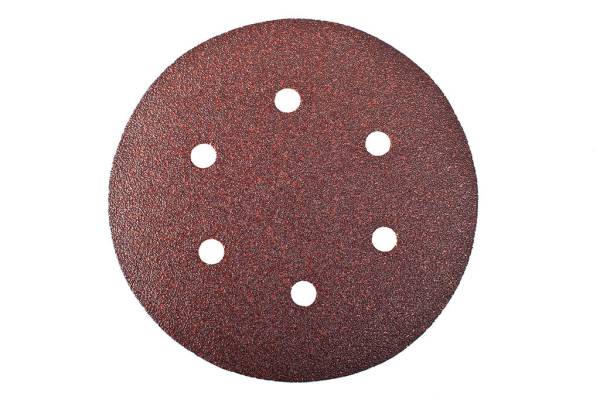 картинка Круг шлифовальный 6 отв. (5шт) 150мм с лип (Р400)  Matrix /73849/ от компании Иж-туд