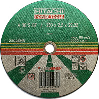 картинка Круг отрезной 230х2,5х22 А36 (HITACHI) от компании Иж-туд