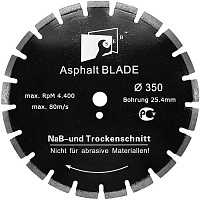 картинка Диск алм. отр. ф 350х11х4,0х25.4 сегмент ASPHALT BLADE Креост от компании Иж-туд