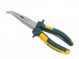 картинка Тонкогубцы 200мм изогнутые, Cr-Mo, Kraftool /22011-4-20/ от компании Иж-туд