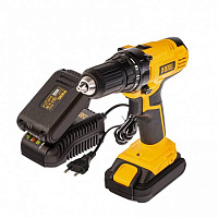 картинка Акк. дрель-шуруповерт Denzel 18В Li-Ion, бесщет., ударн., 2 акк. /26145/ от компании Иж-туд