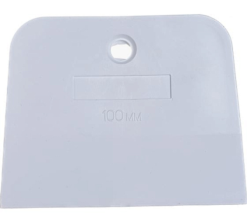 Шпатель резиновый 100мм белый Сибртех /85834/