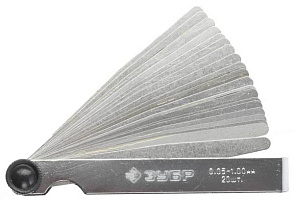 картинка Набор щупов 0,05...1,0мм (20пластин) Зубр /4325-H20_z01/ от компании Иж-туд