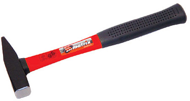 картинка Молоток 200гр квадратный боек, фиберглассовая ручка БМ /960302/ от компании Иж-туд